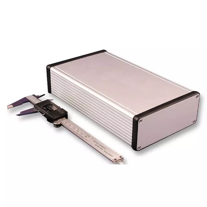 HAMMOND Metal Enclosures CASE, ALUMINIUM, 52X120X220MM, 1455Q2201
