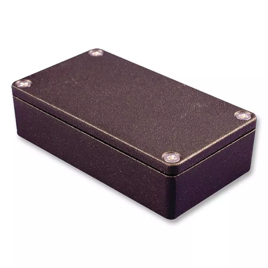 HAMMOND Metal Enclosures BOX, DIECAST, 40X80X125MM, 1550Z107BK