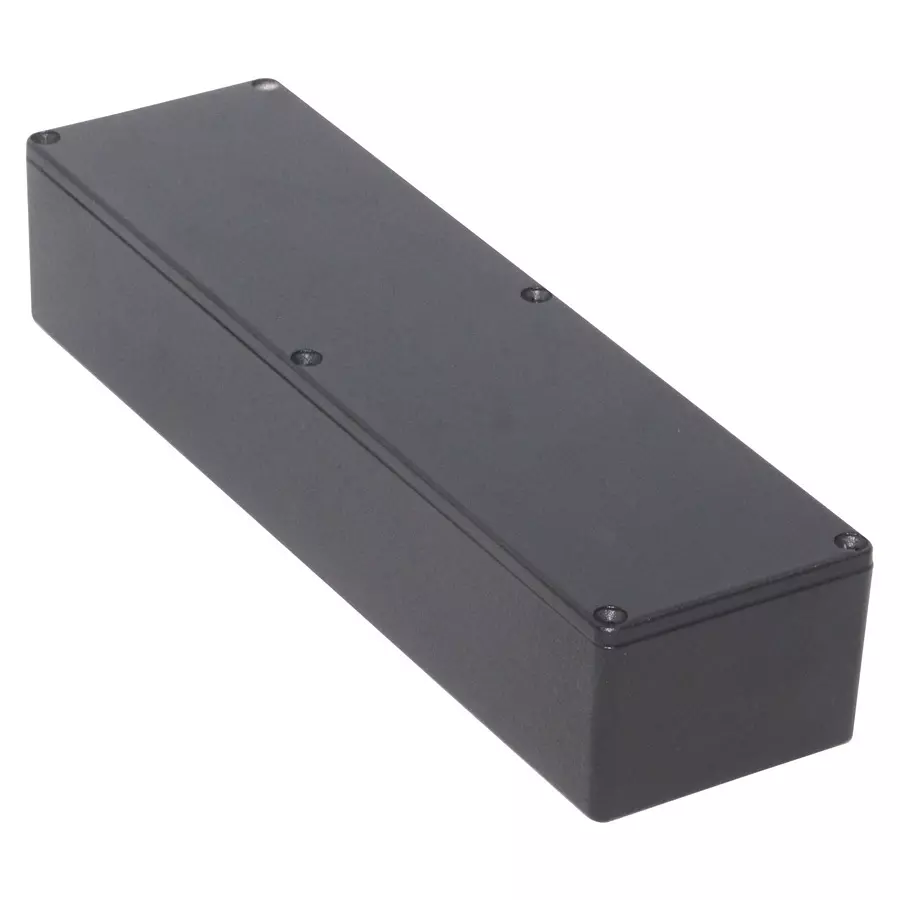 HAMMOND Metal Enclosures ENCLOSURE, ALUMINIUM, IP54, BLACK, 1590BXBK