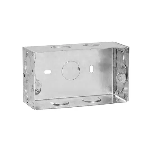Goldmedal Curve Flush Mount Gang Box 4 M Galvanized 135x73x51 mm Chrome, 70403