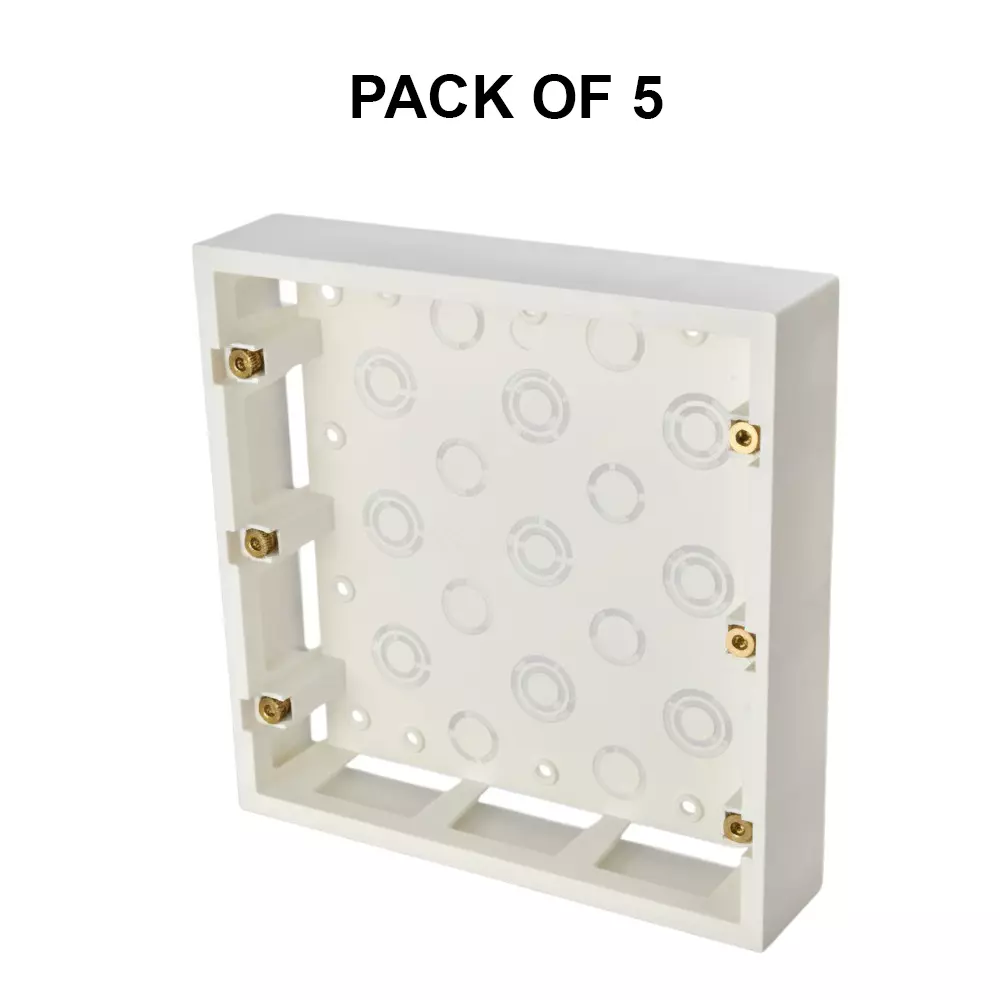 K9 Pro Safe Acura Surface Box 16 Modular White, 7008 (Pack of 5)