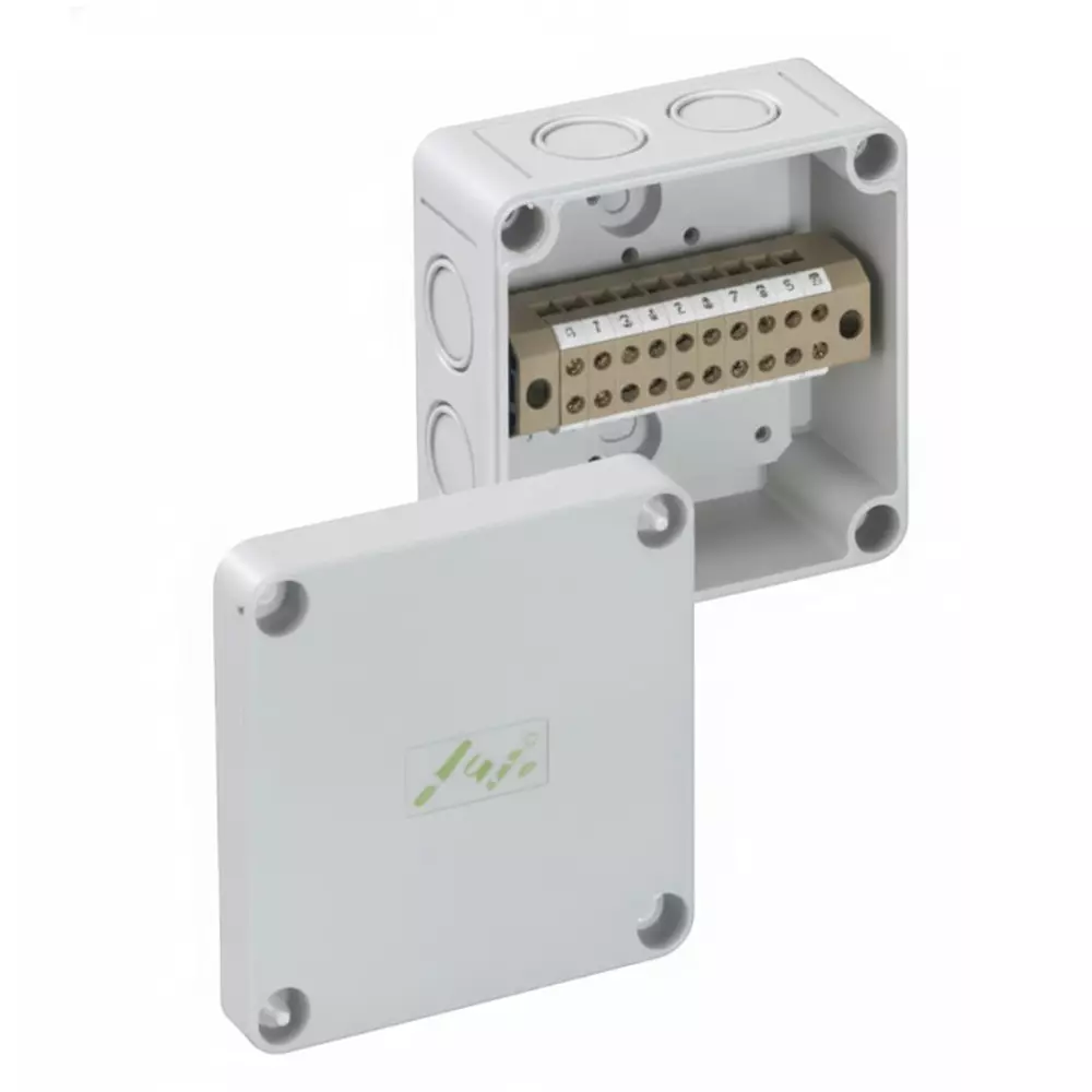 CAPE Electric Junction Box Thermoplastic IP66 5 Terminal 2.5 Sq.mm 93x93x55 mm, CJB001PS