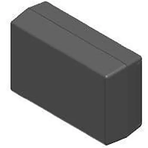 SERPAC Electrical Enclosure Acrylonitrile Butadiene Styrene (ABS) Black 104 mm Length, 221I,BK