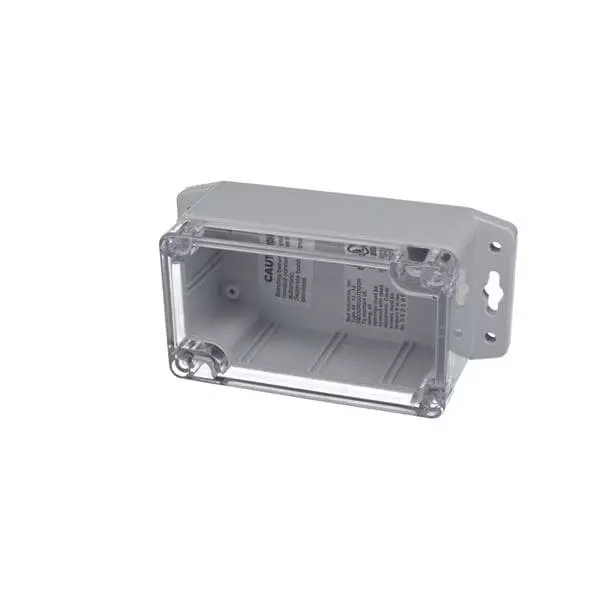 BUD INDUSTRIES Electrical Enclosure Polycarbonate (PC) Gray 115.06 mm (4.53 Inch) Length, PN-1322-CMB