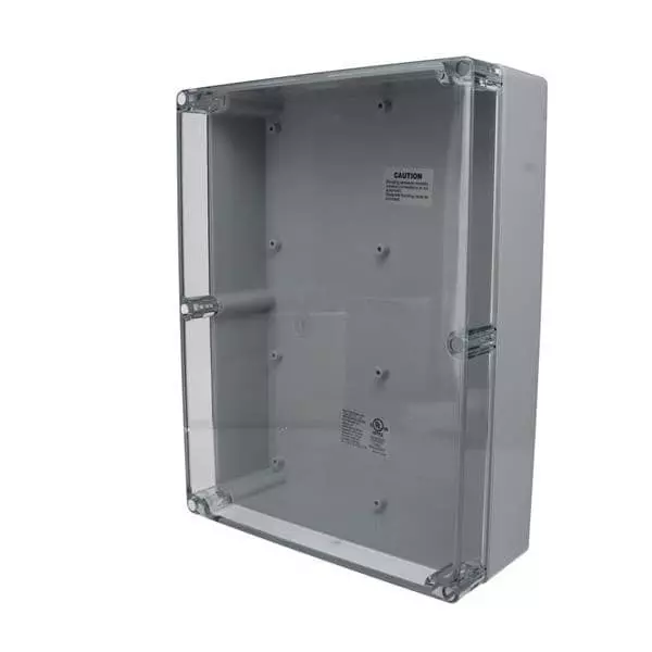 BUD INDUSTRIES Electrical Enclosure Polycarbonate (PC) Gray 299.97 mm (11.81 Inch) Length, PN-1342-C