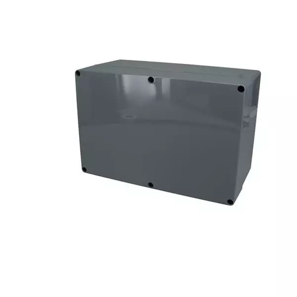 BUD INDUSTRIES Electrical Enclosure Plastic Gray 240.03 mm (9.45 Inch) Length, PN-1341-DG