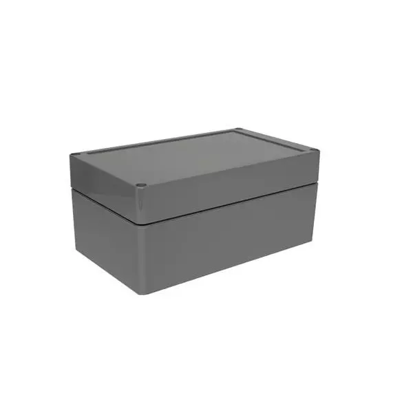 BUD INDUSTRIES Electrical Enclosure Plastic Gray 199.39 mm (7.85 Inch) Length, PNR-2604-DG