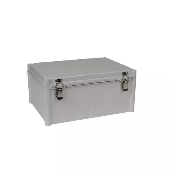 BUD INDUSTRIES Electrical Enclosure Polycarbonate (PC) Gray 379.98 mm (14.96 Inch) Length, PTH-22456