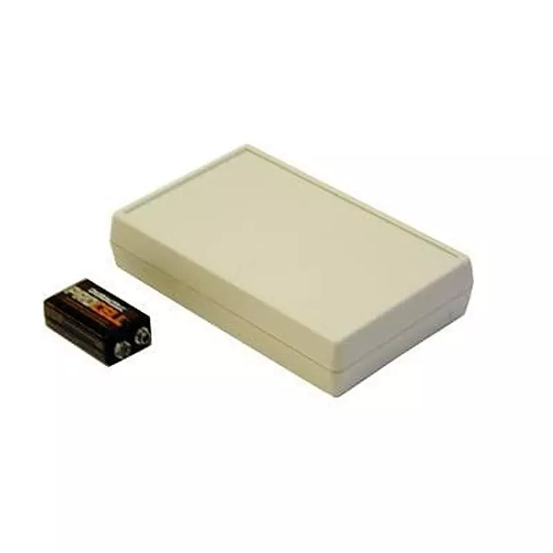 PACTEC Enclosure Acrylonitrile Butadiene Styrene (ABS) 144.78 mm Length, 62006-510-039 HP-9VB Bone Kit