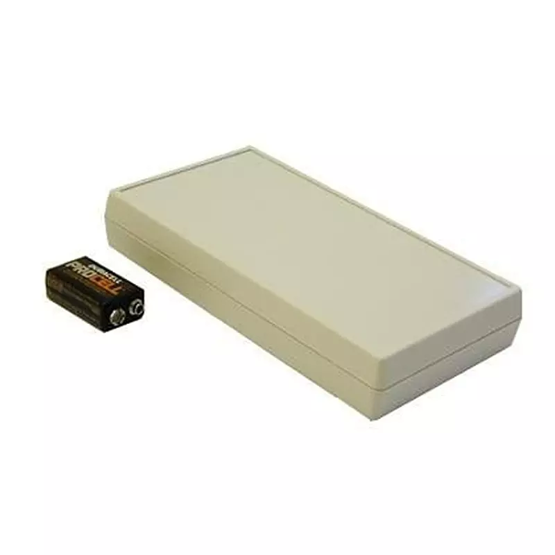 PACTEC Enclosure Acrylonitrile Butadiene Styrene (ABS) 190.5 mm Length, 62057-510-039 HPL-9VB Bone Kit