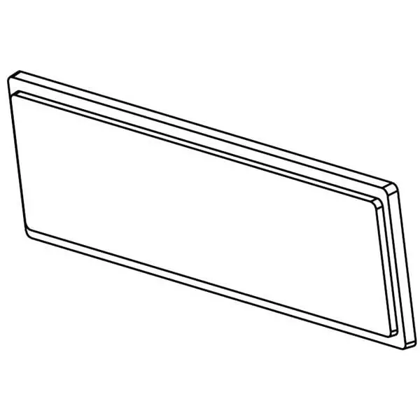 PACTEC Panel Acrylonitrile Butadiene Styrene (ABS) 117 mm Length, 62451-01-039 HML-BONE