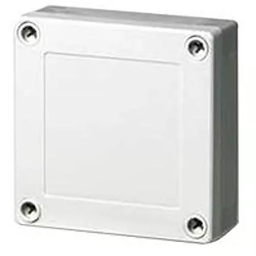 FIBOX BOX, GREY LID, 100X100X60MM, PC 95/60 HG ENCLOSURE