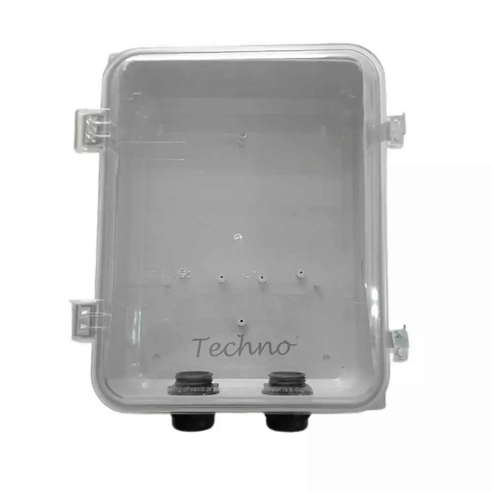 Techno Meters Polycarbonate Meter Box Three Phase 2-Way Connection with Locking Provision, TMCB 065 (TP BOX)
