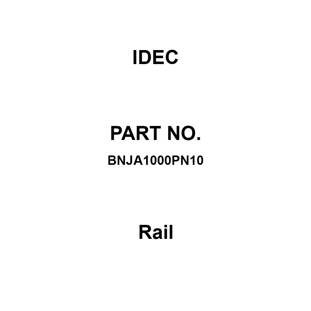 IDEC Rail Aluminum, BNJA1000PN10 (Set of 10 Pcs)