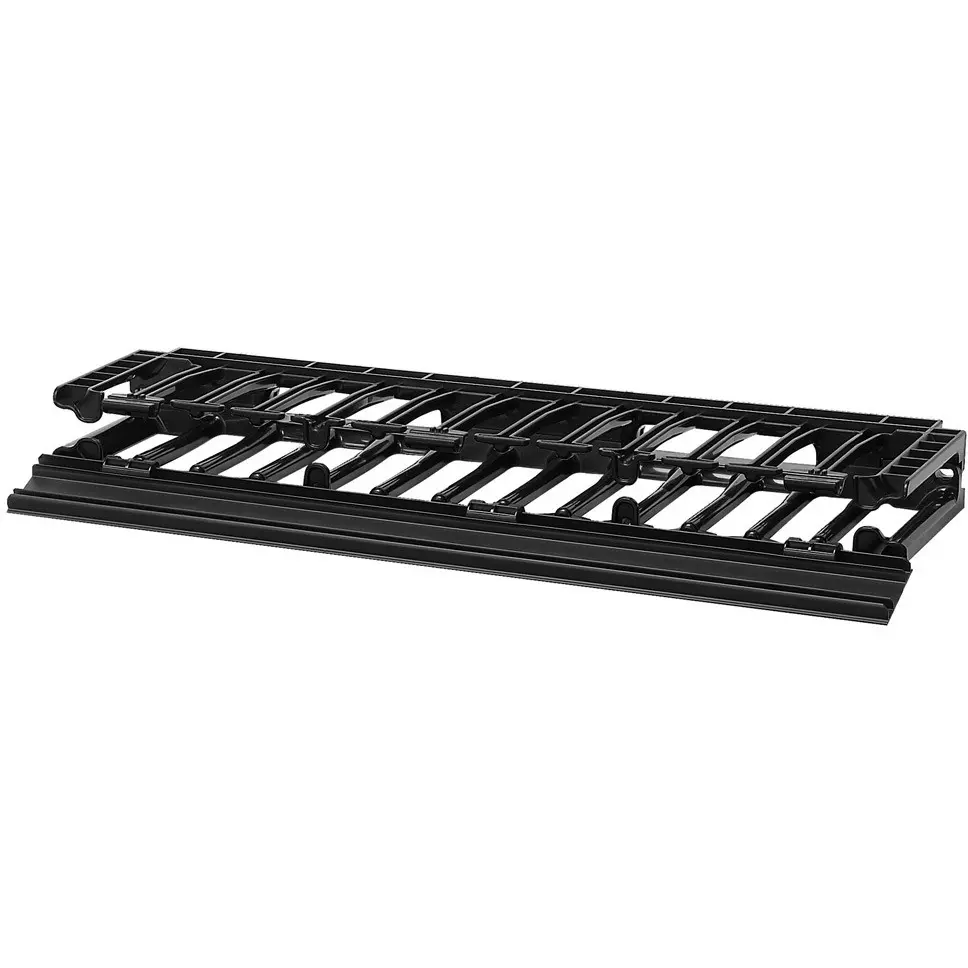 NITTO KOGYO Cable Management Panel ABS, PVC Body: Black, NMF2