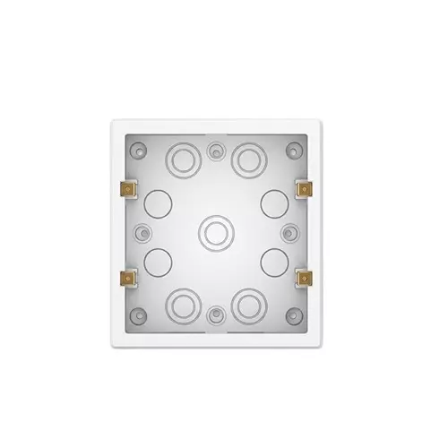 Goldmedal Curve Gang Box G-Surface Mounting 9 Module Silver for Commecial and Industrial Use, 100909