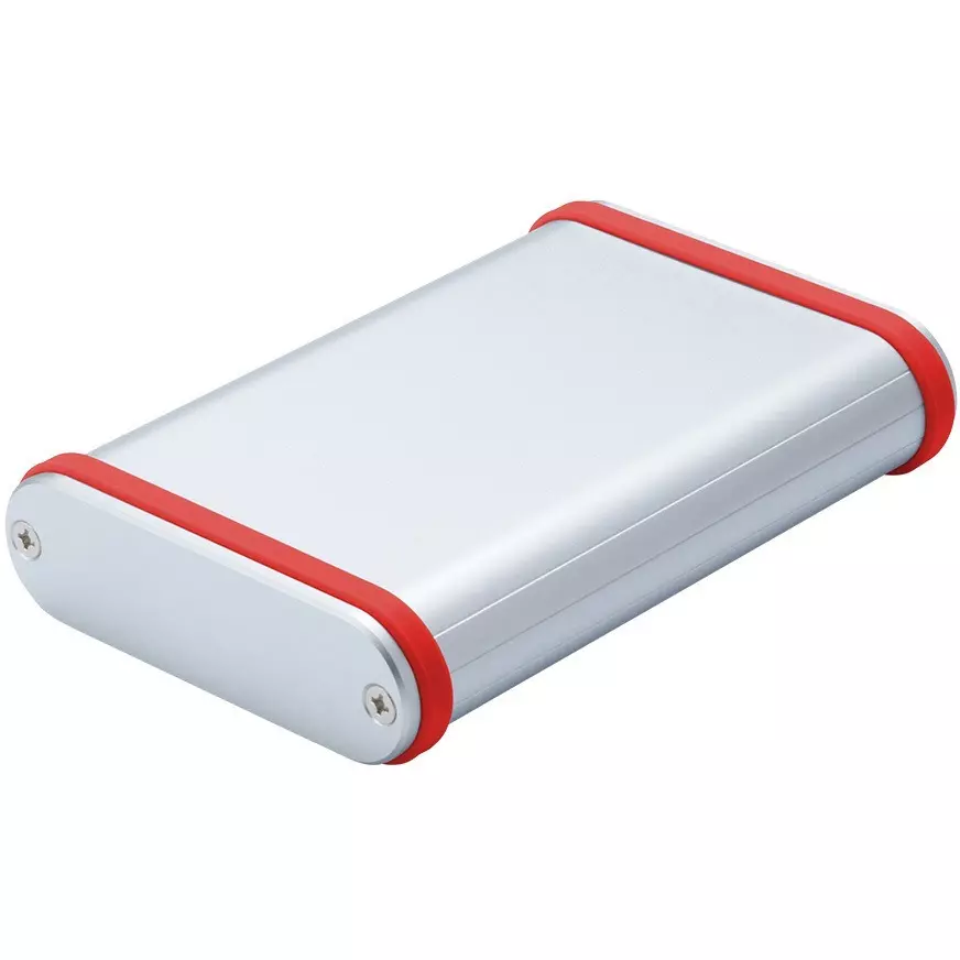 TAKACHI MXB Series Aluminum Mobile Case with Silicone Band 65.2x20.5x118 mm Inner Dia, MXB2-8-12SRH