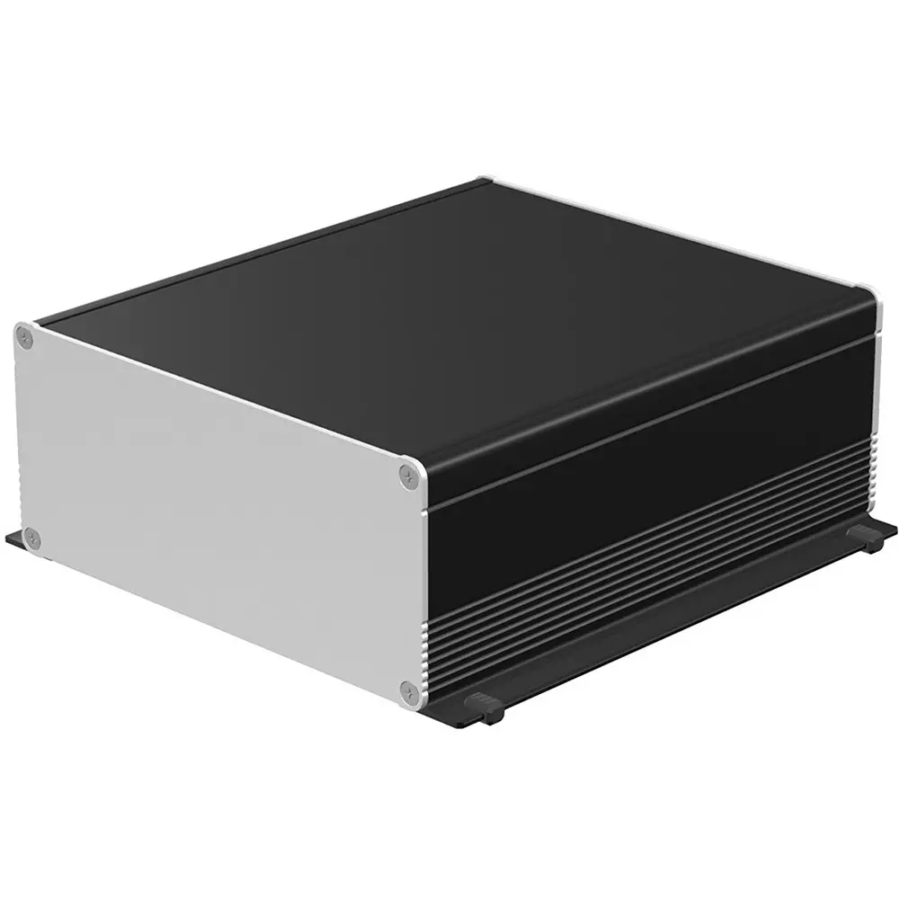 takachi-exf-series-aluminum-extrusion-case-with-flanged-feet-232x1035x273-mm-black-silver-exf23-10-27bs