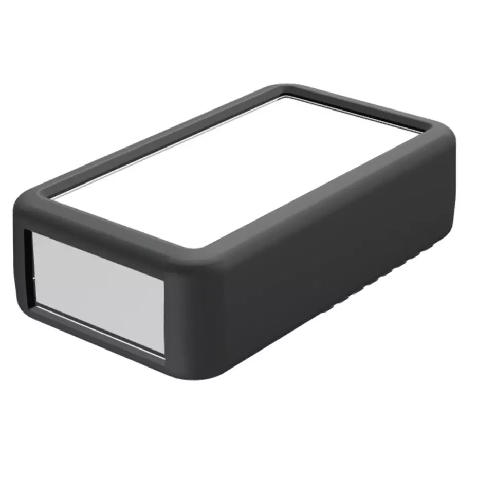 TAKACHI LCS Series Plastic Handheld Enclosure with Silicone Cover 141x81x40 mm Off-White / Dark Gray, LCS135H-M2-WD
