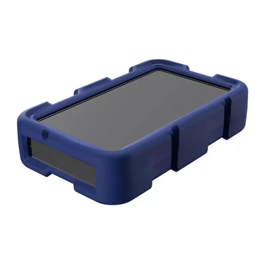 TAKACHI LCT Series Plastic Case with Shock-Resistant Silicone Cover 28x121.9x76 mm, LCT115-F3-DN