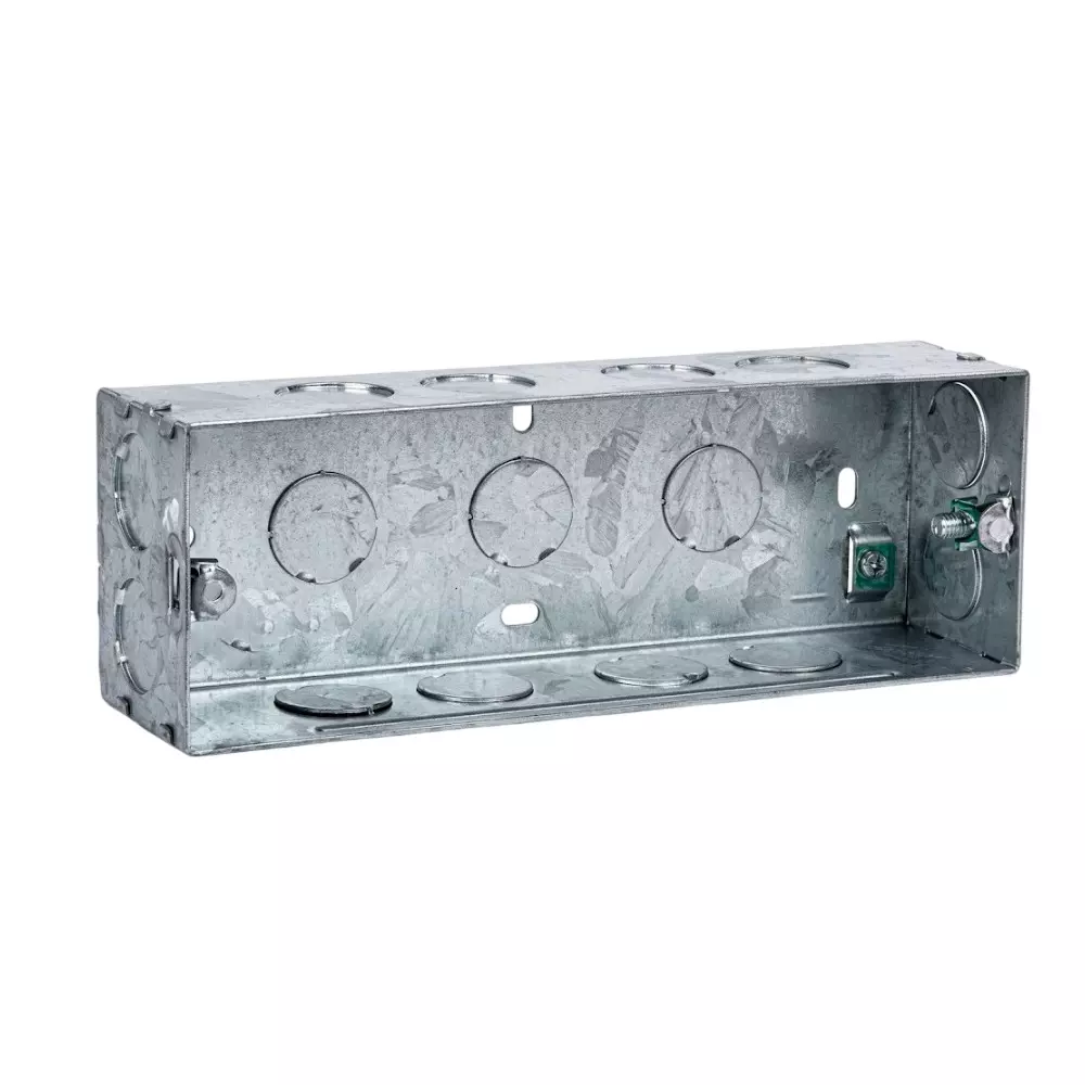 GM Concealed Box 6 Module Galvanized Iron GI/Metal Construction, CM 06004
