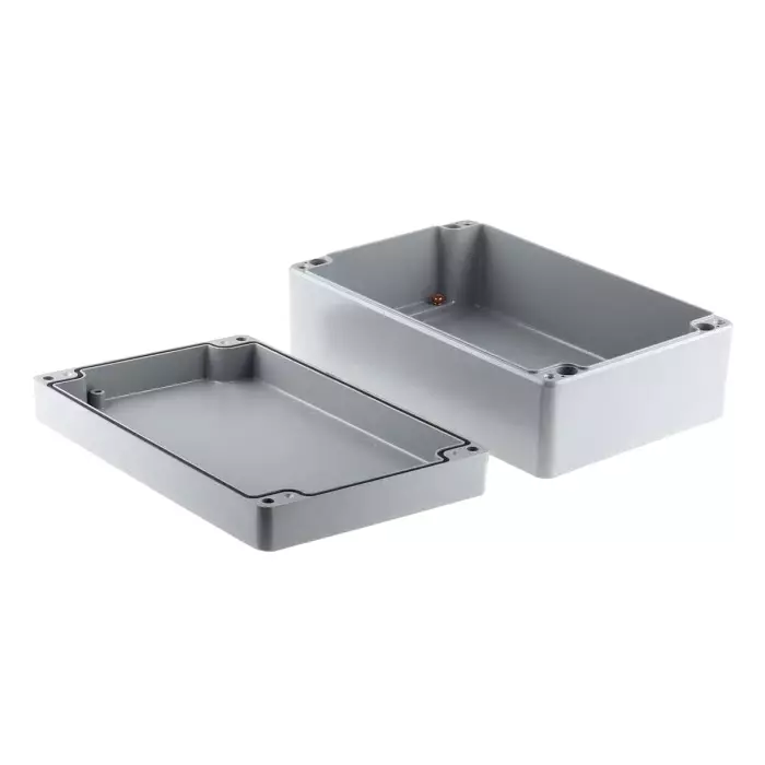 rs-pro-grey-die-cast-aluminium-enclosure-ip66-grey-lid-280-x-180-x-100-mm-model-no-8463002
