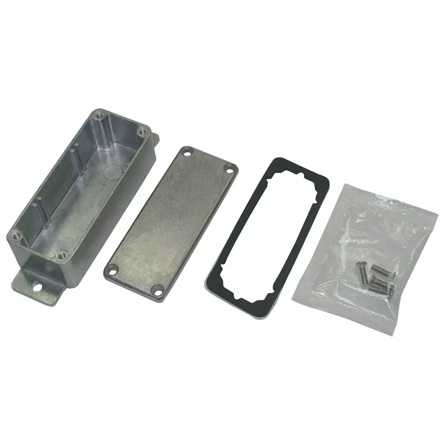 MULTICOMP PRO Metal Enclosures ENCLOSURE, WALL MOUNT, ALUM, NATURAL, MC003595