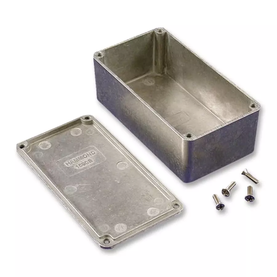 HAMMOND Metal Enclosures INSTR ENCLOSURE, ALUM ALLOY, NATURAL, 1590BS