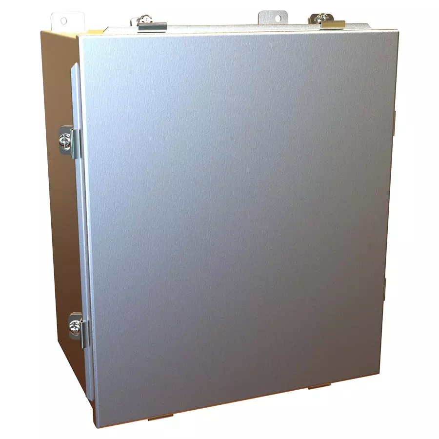 HAMMOND Metal Enclosures ENCLOSURE, JUNCTION BOX, IP66, NATURAL, 1414N4ALM8