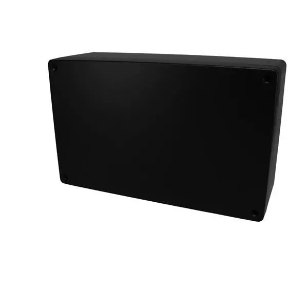 BUD INDUSTRIES Electrical Enclosure Aluminum Alloy Black 260.10 mm (10.24 Inch) Length, AN-1323-AB