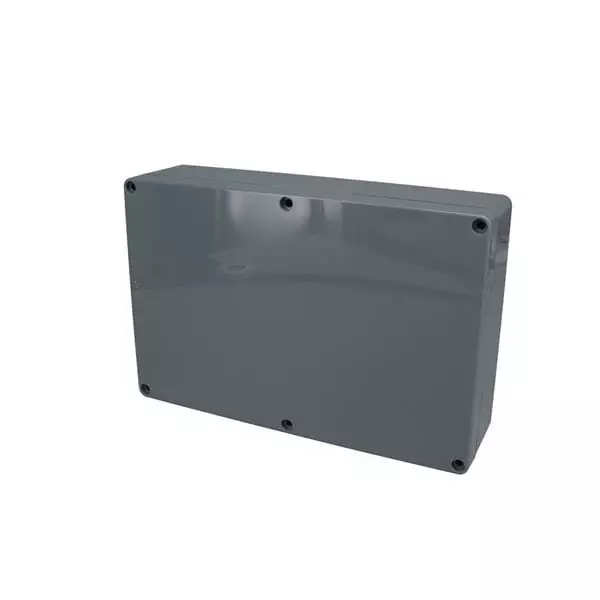 BUD INDUSTRIES Electrical Enclosure Plastic Gray 222.00 mm (8.74 Inch) Length, PN-1325-DG