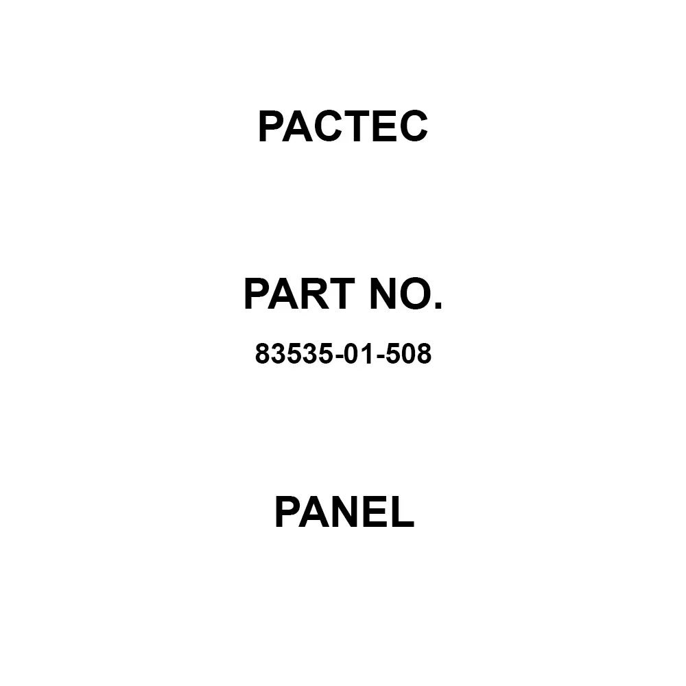 PACTEC Panel Panel Acrylonitrile Butadiene Styrene (ABS) Material Gray, 83535-01-508