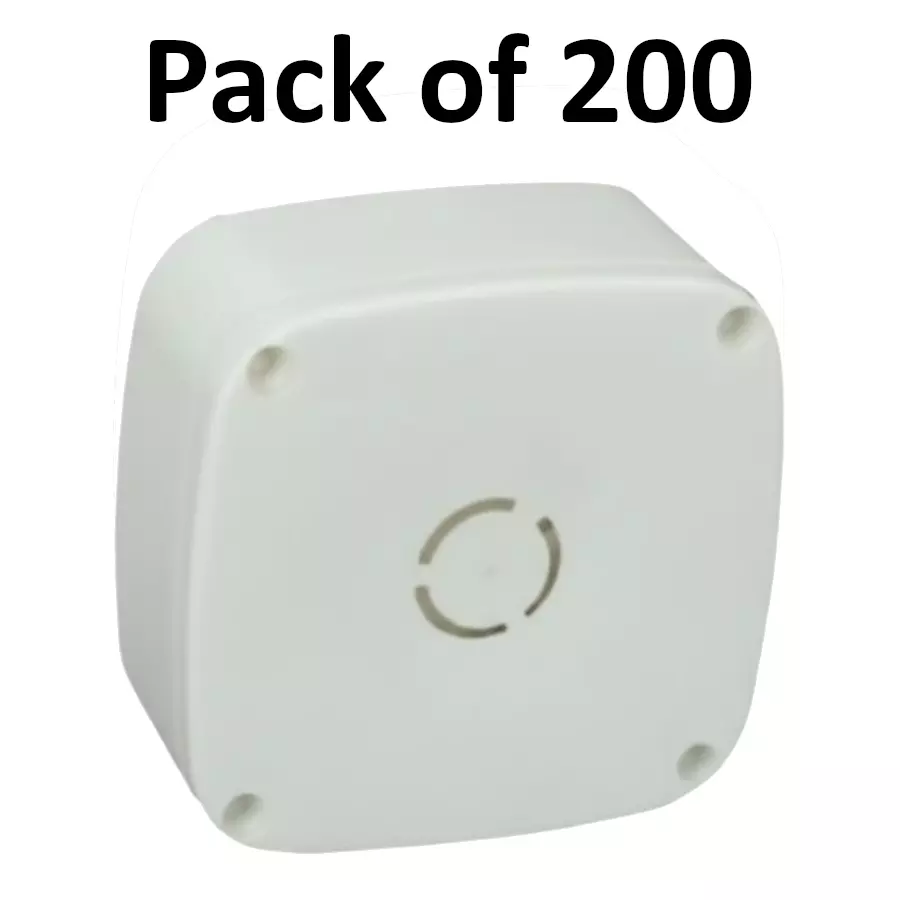 Elettro Camera Box White PP Body, Size 100x100x70 mm, ETCB-01 (Pack of 200)