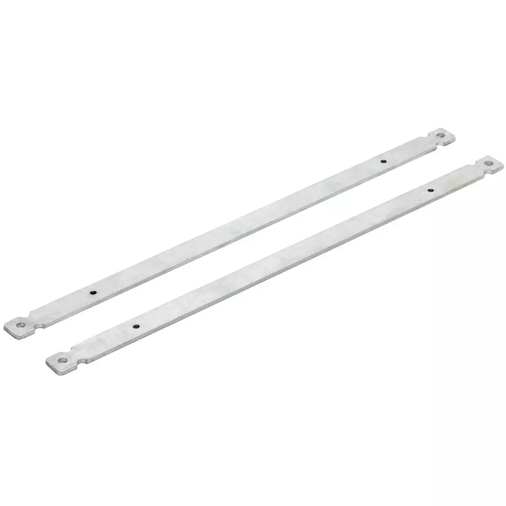 NITTO KOGYO FBA Mounting Bracket Iron Hot dip Tin alloy Plating Surface Treatment 6 mm Wall Thickness, FBX-3MA (Set of 2 Pcs)