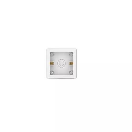 Goldmedal Curve Gang Box G-Surface Mounting 1 & 2 Module Silver for Commecial and Industrial Use, 100201