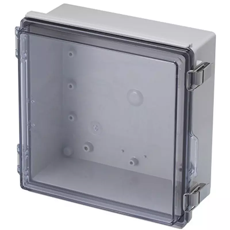 TAKACHI BCAP Series Latch-Hinged Plastic Box T Type 100x210x210 mm, BCAP212110T