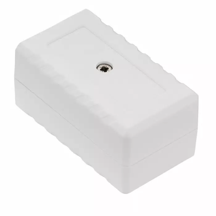 RS PRO 31.5x56.5x27.2 mm White ABS Enclosure Model No 1920730