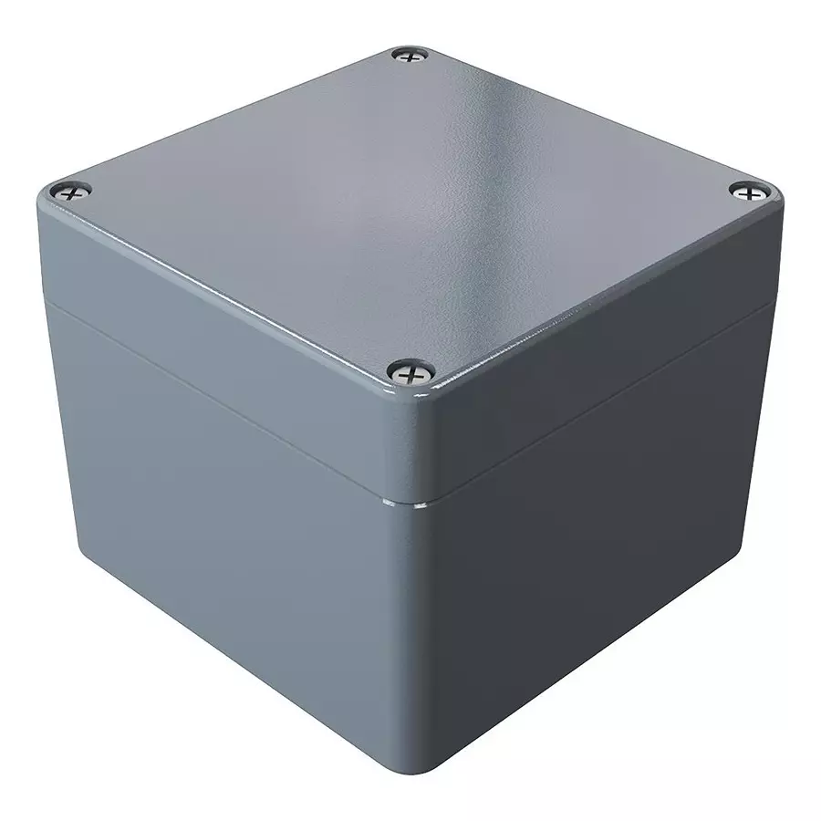 ROSE ENCLOSURE, ALUMINIUM, 100X100X80MM, 1101008