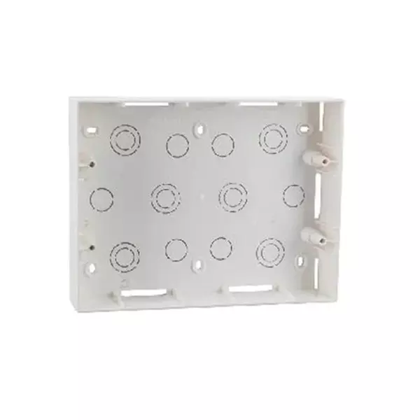 Legrand Surface Boxes Allzy Plastic 12 (2 Rows*6) Module, 6890 76 (Pack of 10)