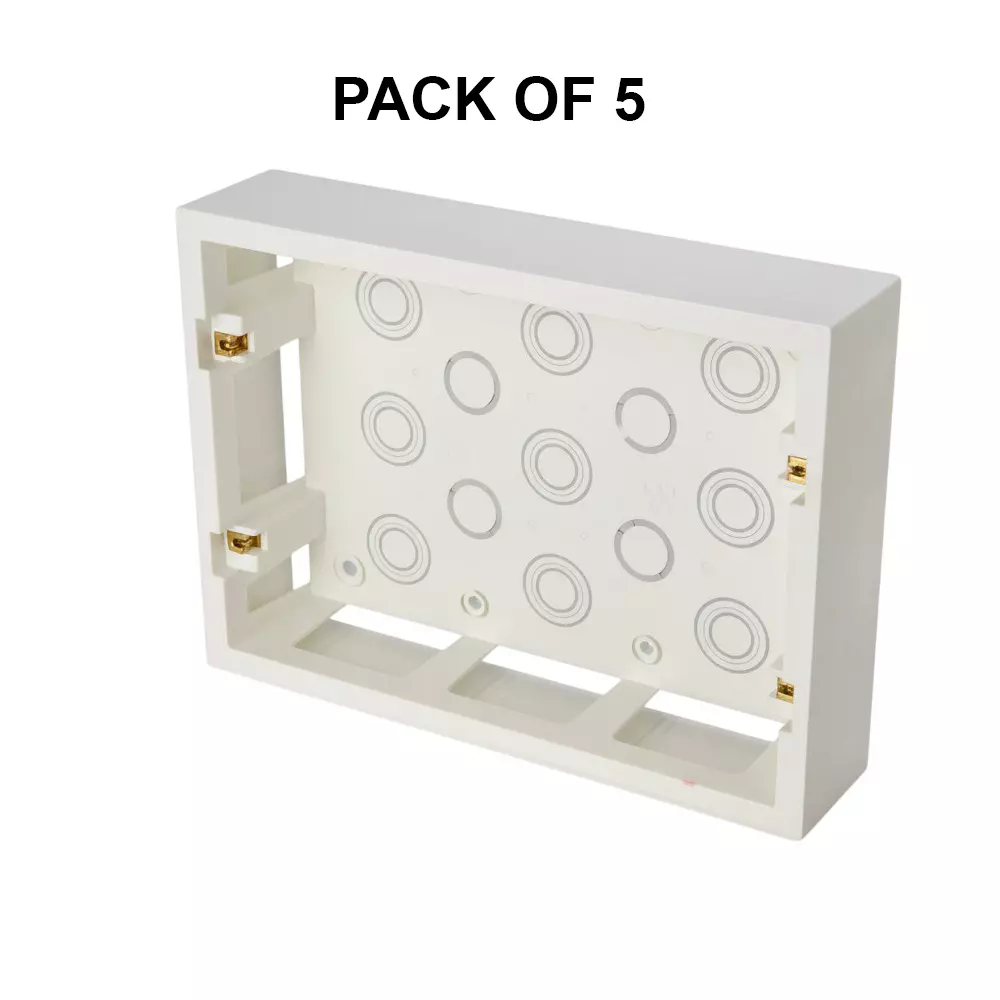 K9 Pro Safe Acura Surface Box 12 Modular White, 7007 (Pack of 5)