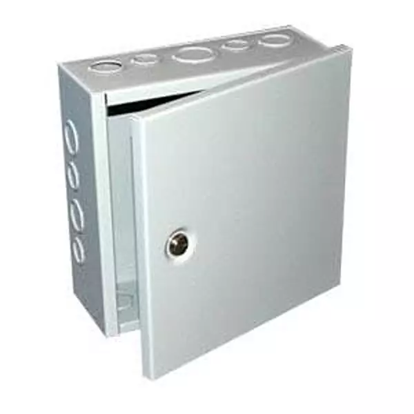 BUD INDUSTRIES Junction Box Steel Gray 254.00 mm (10 Inch) Length, JBH-4958-KO