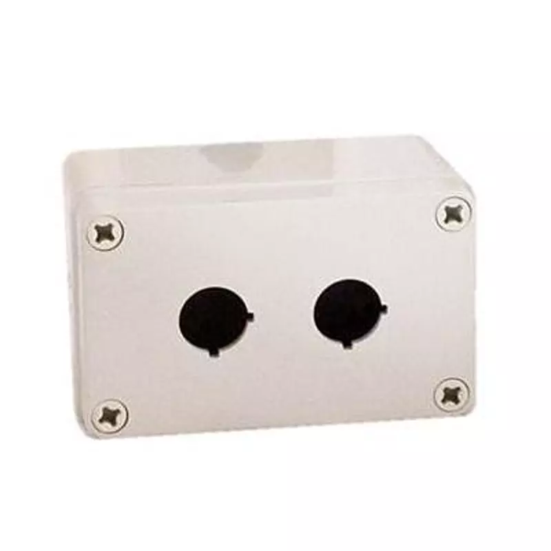 BUD INDUSTRIES Pushbutton Enclosure Polycarbonate (PC) Gray 249.94 mm (9.84 Inch) Length, PBB-11837-4