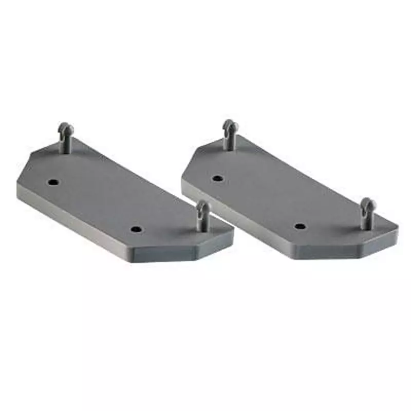 BULGIN LIMITED Wall Mount Flange Wall Mount Flange Gray Color, BE123458