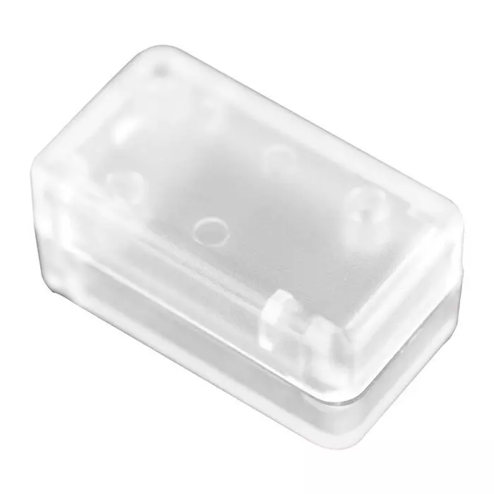 HAMMOND Enclosure, Pcb Box, Abs, Clear, 1551ACLR