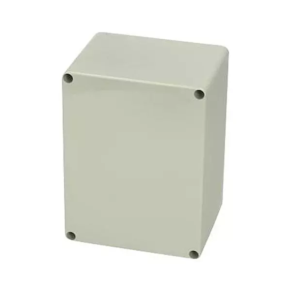 FIBOX Enclosure, Din Rail, Polycarbonate, Gray, PC 121609