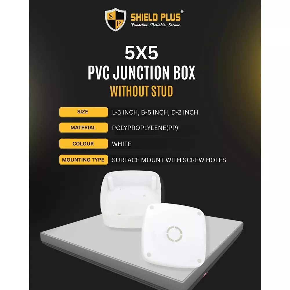 shield-plus-pvc-junction-box-surface-mount-5x5x2-inch-white-without-stud-pack-of-20-pcs