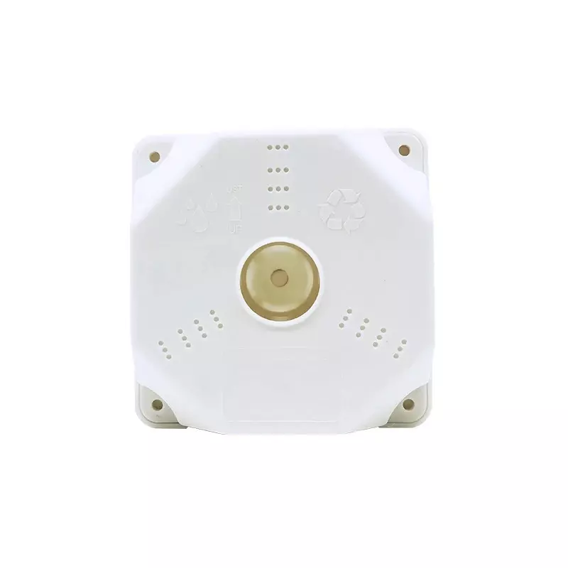 Shield Plus PVC Junction Box Surface Mount Triangle 5x5 inch White - Imported (Pack of 10 Pcs)