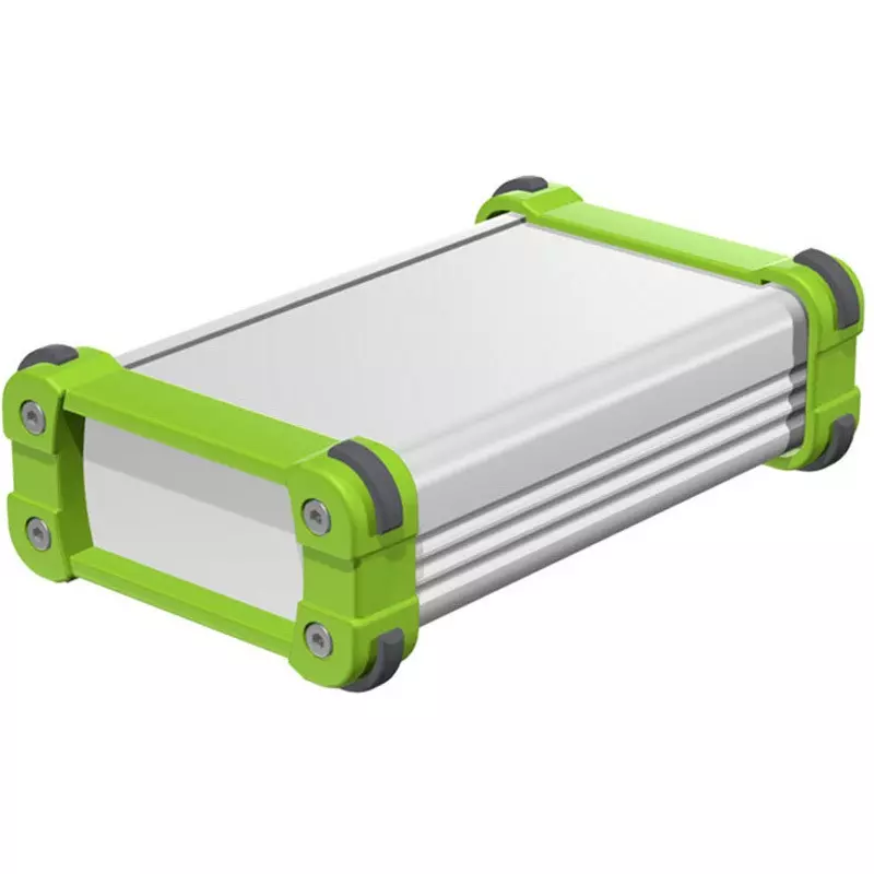takachi-exp-series-aluminum-enclosure-with-corner-guard-sl-type-110x69x34-mm-silver-lime-exp7-3-11sl