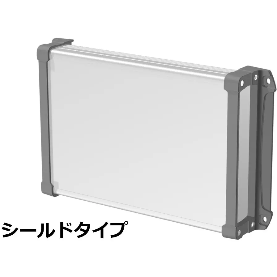 takachi-exef-series-flanged-emc-shield-aluminum-enclosure-240x65x350-mm-external-dimension-silver-gray-exef24-7-35sg