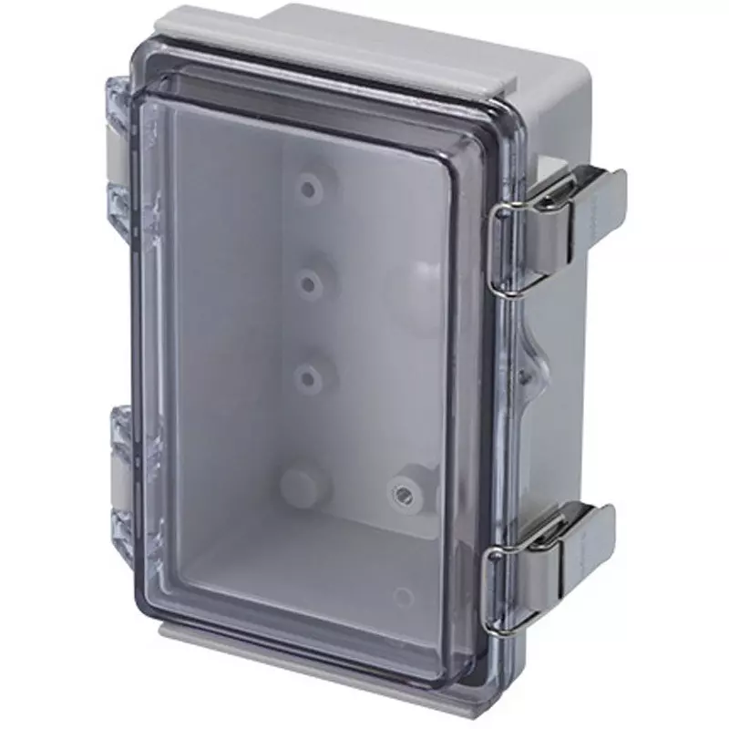 TAKACHI BCAP Series Latch-Hinged Plastic Box T Type 70x150x100 mm, BCAP101507T